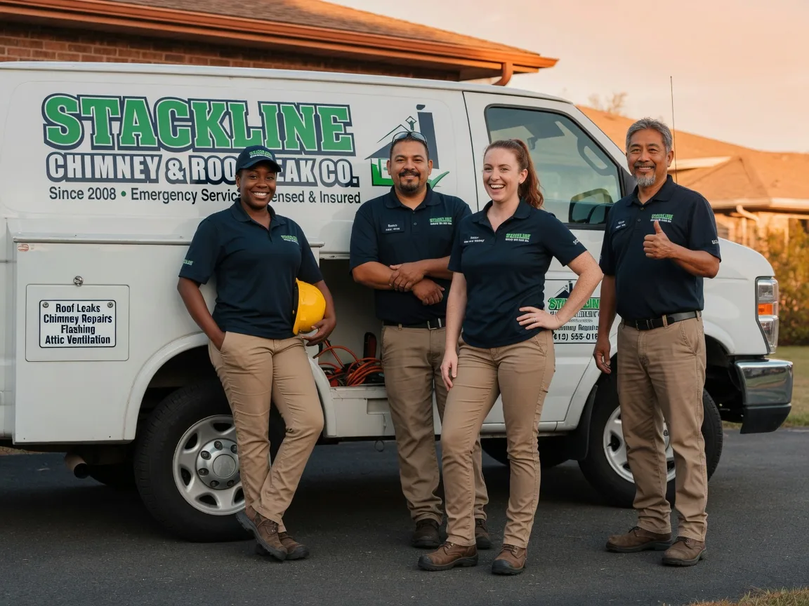 Chimney flashing repair company in Elk, WA